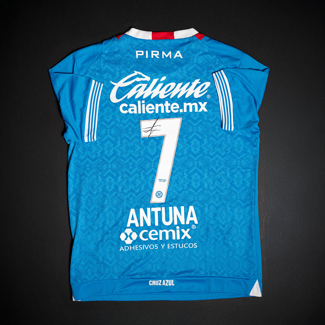 Jersey Firmado Uriel Antuna - Cruz Azul 2024-2025